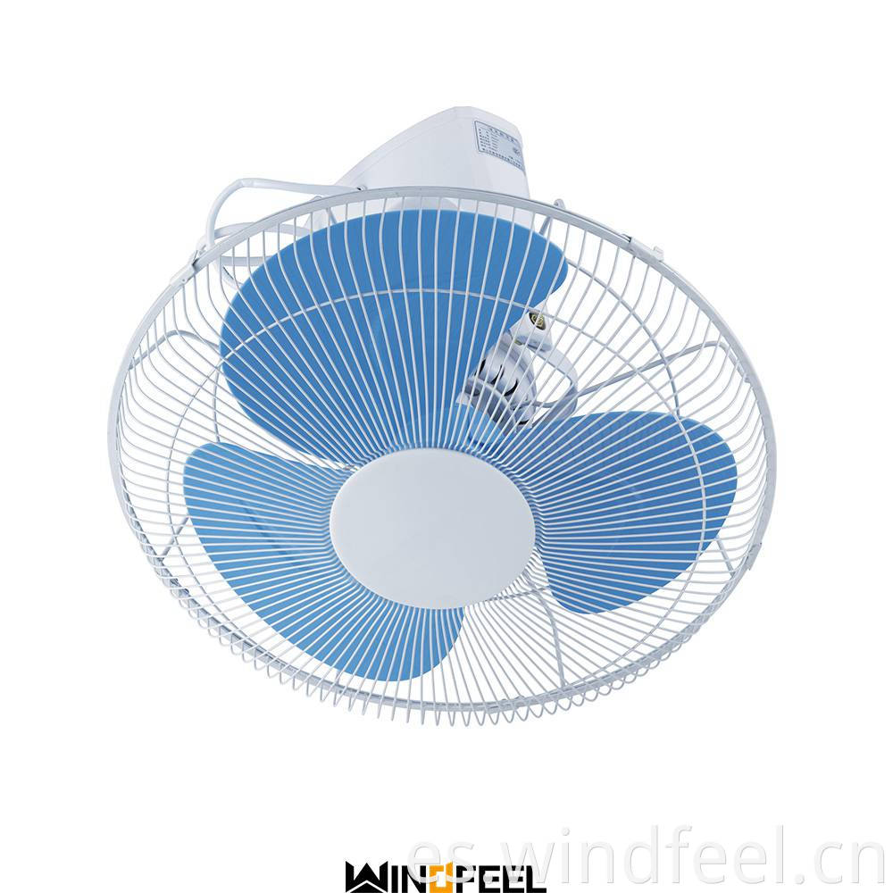 Ventilador de techo Orbit de 16 pulgadas y 40 cm, 3 velocidades para la oficina en casa, estilo de enfriamiento de la sala de gimnasio